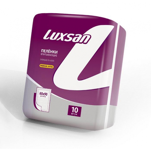 Пеленки Luxsan Premium Extra 60х90 10 шт